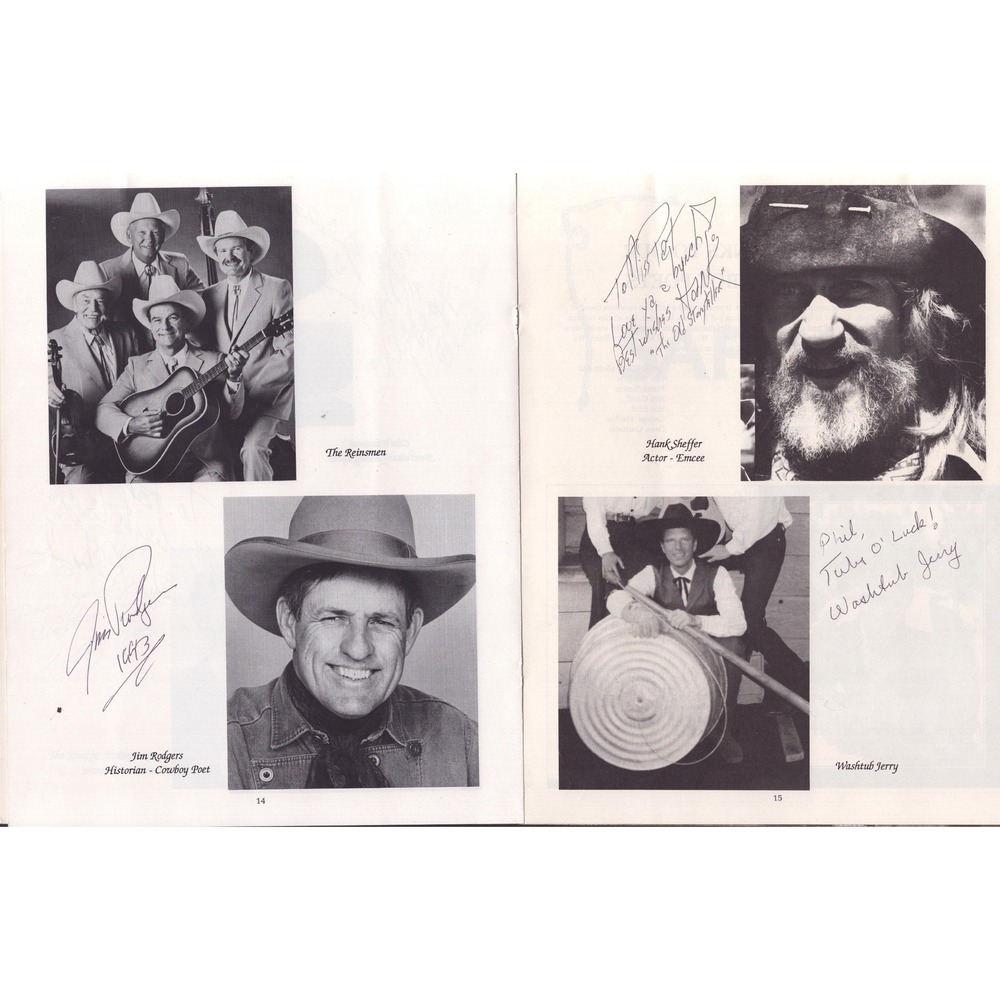 1993 Festival of the West Program SIGNED x20 Lee Aaker Will Hutchins Rin Tin Tin - Picture 9 of 13